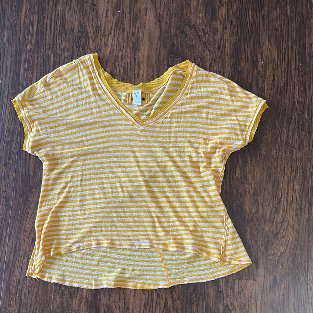 Free People Wide Neck Top